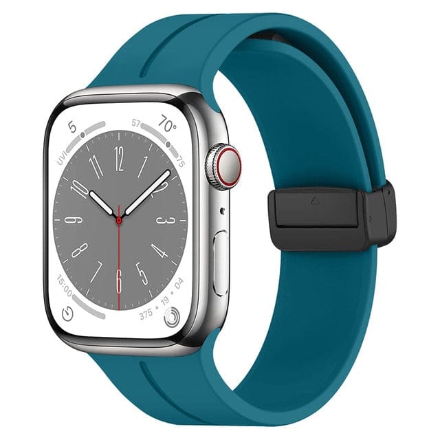 Magnetic Buckle Sports Watch Band - Teal