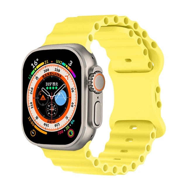 Tubular Sports Watch Band - Yellow