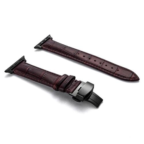Soft Leather Watch Band - Dark Brown
