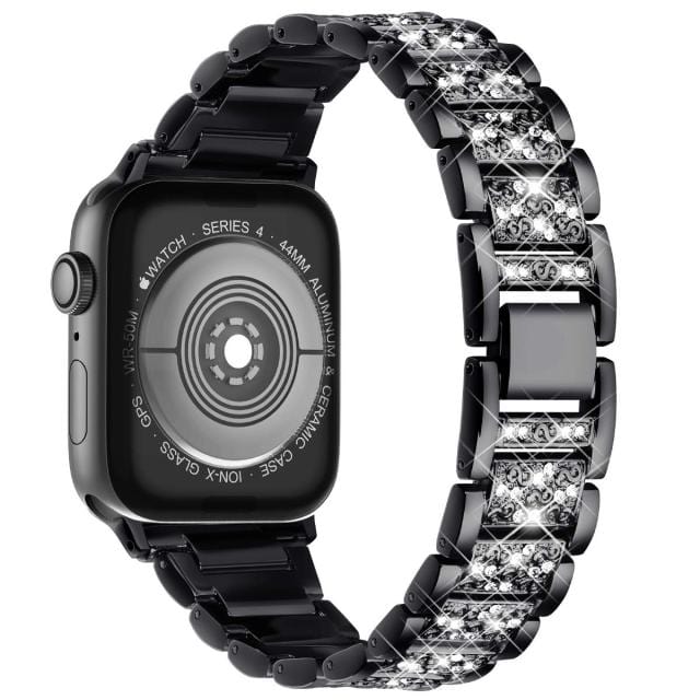 Diamond Watch Band - Black