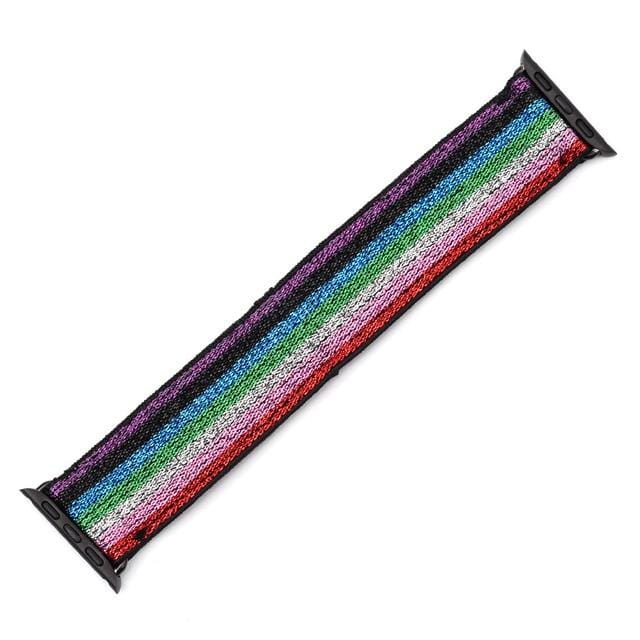 Elasticated Nylon Watch Band - Multicolor B