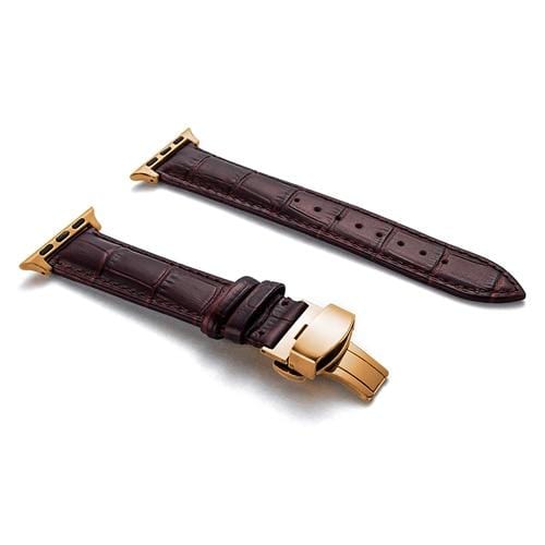 Soft Leather Watch Band - Dark Brown