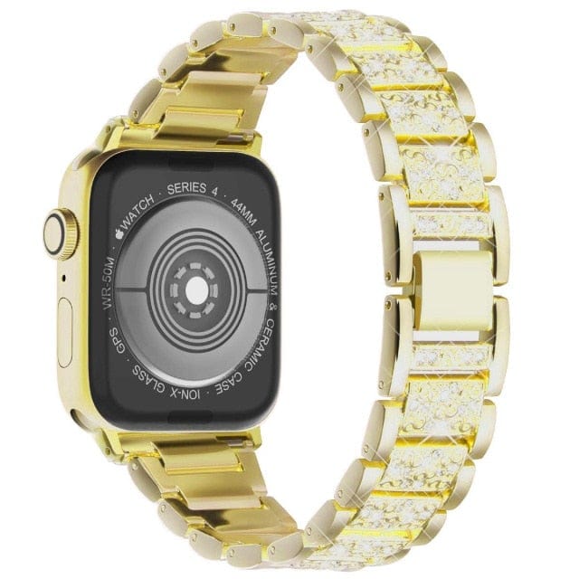 Diamond Watch Band - Gold