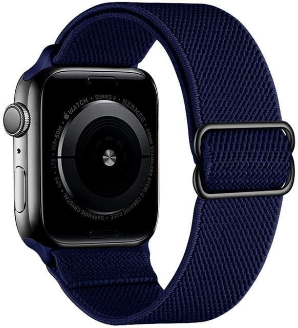 Adjustable Nylon Watch Band - Midnight Blue
