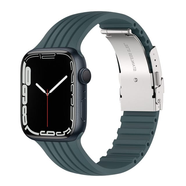 Buckle Sports Watch Band - Olive Green