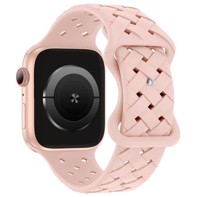 Braided Sports Watch Band - Pink