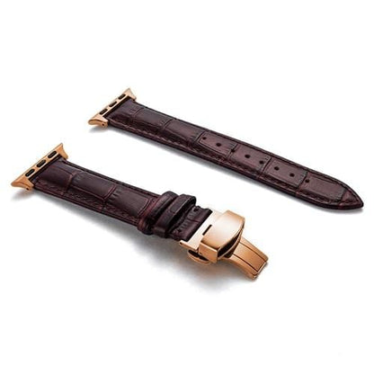Soft Leather Watch Band - Dark Brown