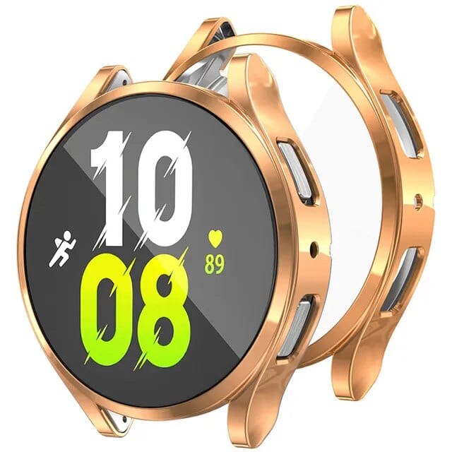 Screen Protector Watch Case For Samsung - Rose Gold