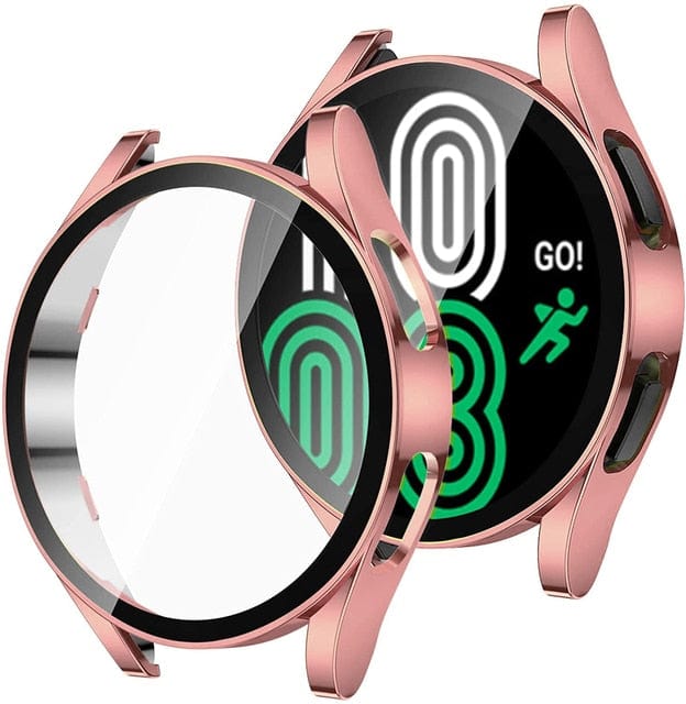 Scratch Proof Watch Case For Samsung - Rose Gold