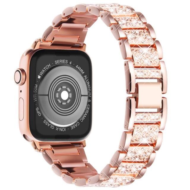 Diamond Watch Band - Rose Gold