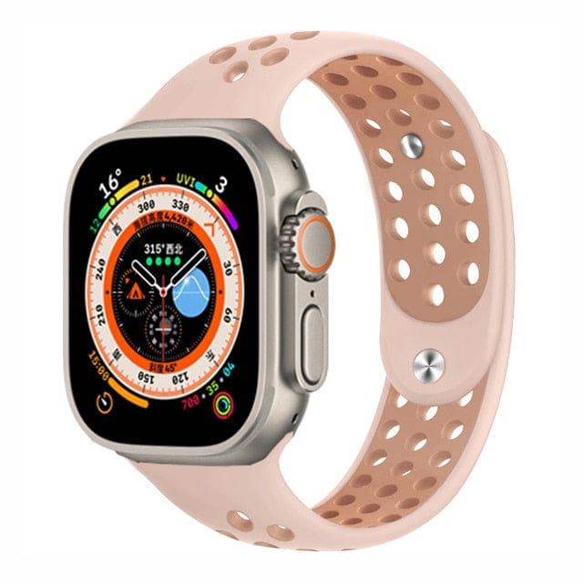 Breathable Sports Watch Band - Rose Powder