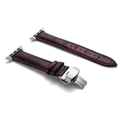 Soft Leather Watch Band - Dark Brown