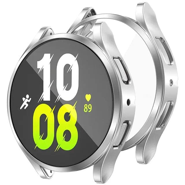 Screen Protector Watch Case For Samsung - Silver
