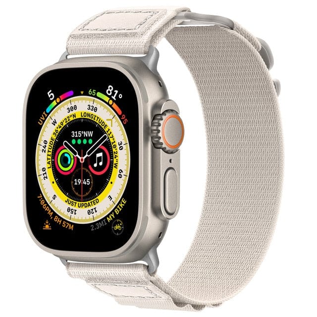 Nylon Alpine Loop Sports Watch Band - Starlight