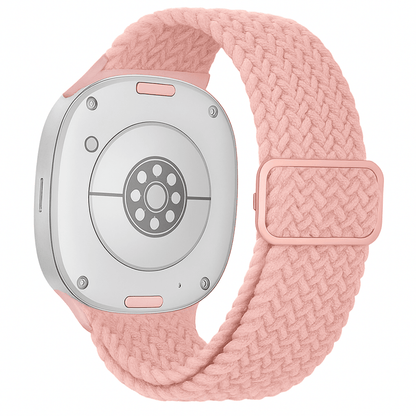 Braided Solo Loop Band For Samsung Watch 8 - Pink Sand